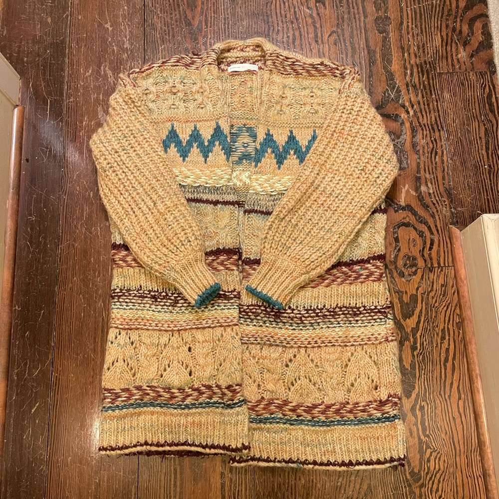 🔥SALE!🔥EUC Boho Anthro sweater cardigan